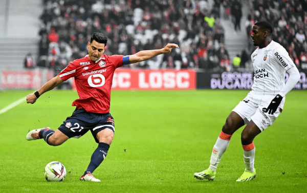 包含里尔不敌尼斯，遭遇主场惨败的词条